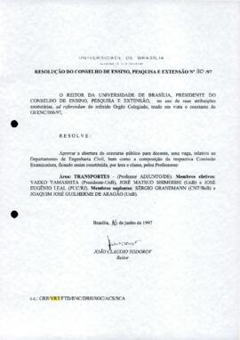 Resolução do Conselho de Ensino, Pesquisa e Extensão nº 0090/1997