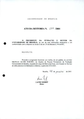 Ato da Reitoria nº 0079/2001