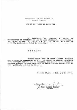 Ato da Reitoria nº 2039/1994