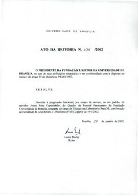 Ato da Reitoria nº 0035/2002