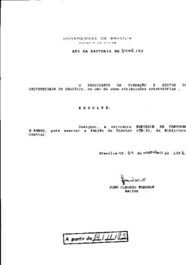Ato da Reitoria nº 1446/1993