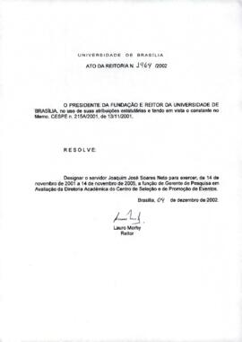 Ato da Reitoria nº 1964/2002