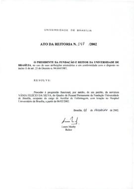 Ato da Reitoria nº 0147/2002