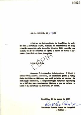 Ato da Reitoria nº 0194/1967