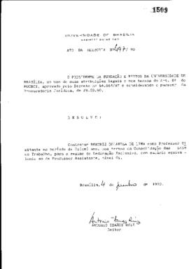 Ato da Reitoria nº 0497/1990