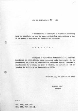 Ato da Reitoria nº 0037/1975