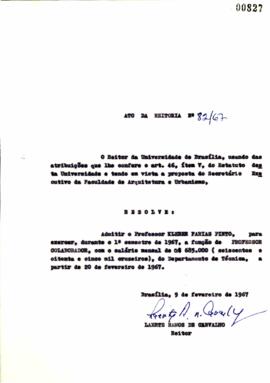 Ato da Reitoria nº 0082/1967