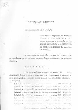 Ato da Reitoria nº 0099/1974