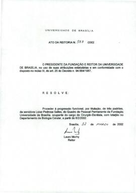 Ato da Reitoria nº 0388/2002