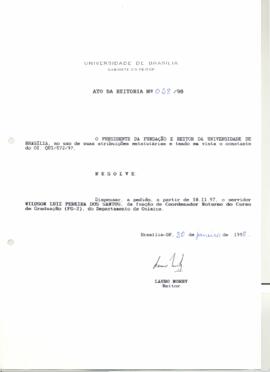 Ato da Reitoria nº 0028/1998