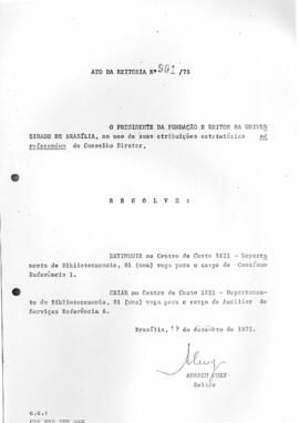 Ato da Reitoria nº 0901/1975