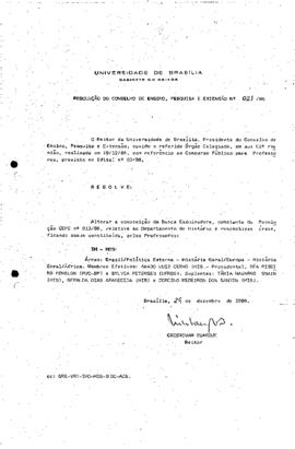 Resolução do Conselho de Ensino, Pesquisa e Extensão nº 0021/1986