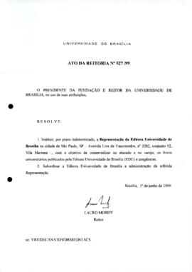 Ato da Reitoria nº 0527/1999