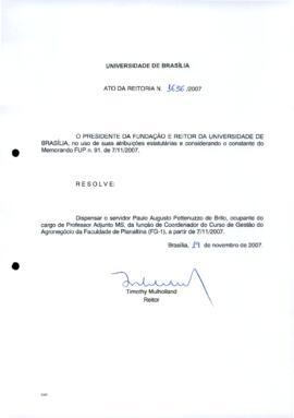 Ato da Reitoria nº 1636/2007