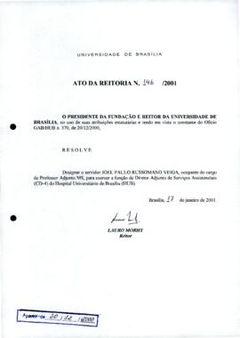 Ato da Reitoria nº 0146/2001