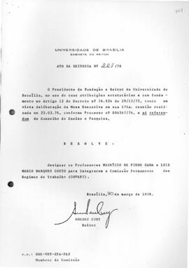 Ato da Reitoria nº 0228/1976