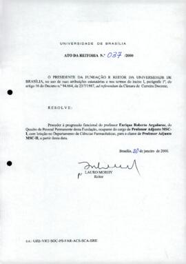 Ato da Reitoria nº 0037/2000