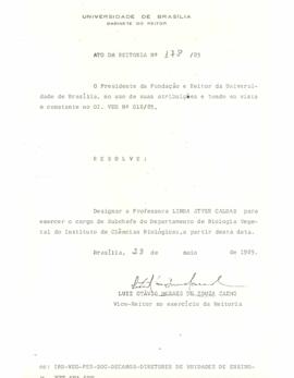 Ato da Reitoria nº 0178/1985