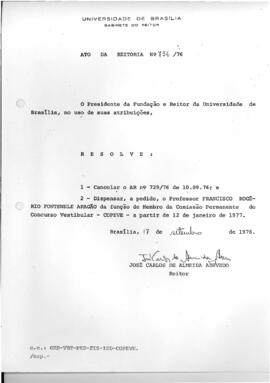 Ato da Reitoria nº 0736/1976