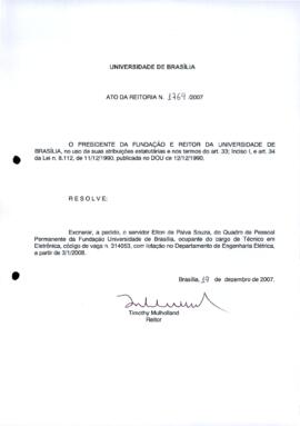 Ato da Reitoria nº 1769/2007