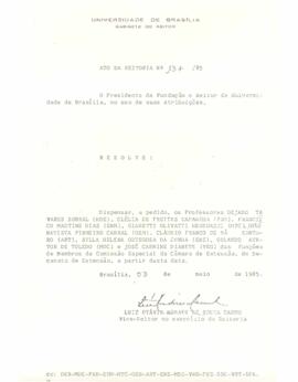 Ato da Reitoria nº 0137/1985