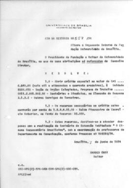 Ato da Reitoria nº 0557/1974