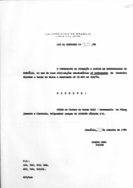 Ato da Reitoria nº 0921/1974