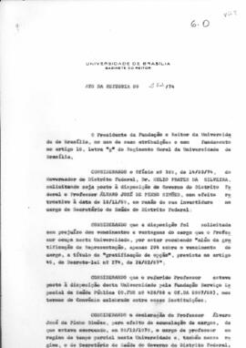 Ato da Reitoria nº 0252/1974