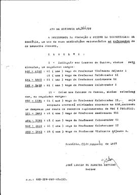 Ato da Reitoria nº 0266/1977