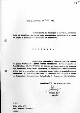 Ato da Reitoria nº 0564/1975