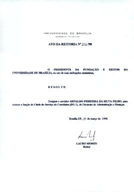 Ato da Reitoria nº 0252/1998