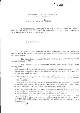 Ato da Reitoria nº 0763/1990