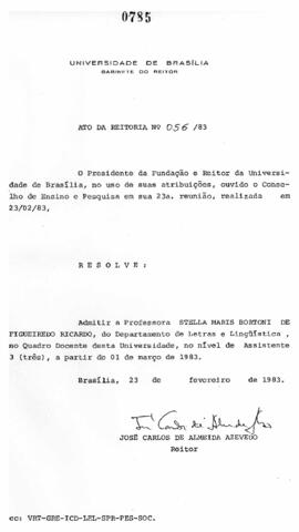 Ato da Reitoria nº 0056/1983