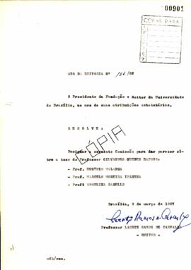 Ato da Reitoria nº 0156/1967