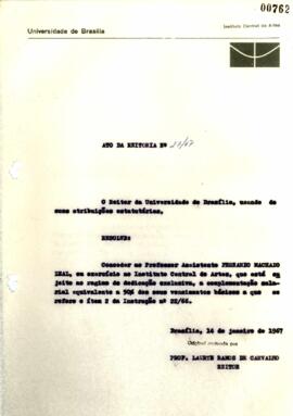 Ato da Reitoria nº 0027/1967