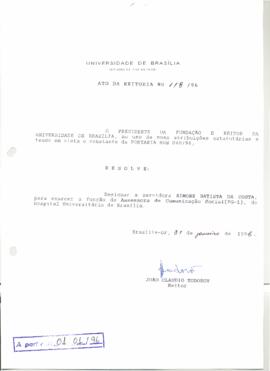 Ato da Reitoria nº 0118/1996