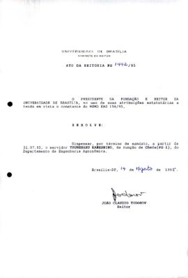 Ato da Reitoria nº 1442/1995