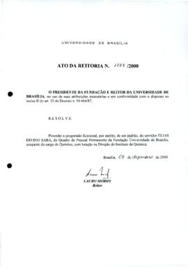 Ato da Reitoria nº 1188/2000