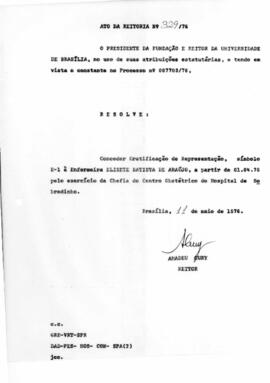 Ato da Reitoria nº 0329/1976