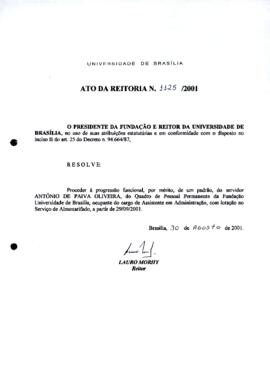 Ato da Reitoria nº 1125/2001