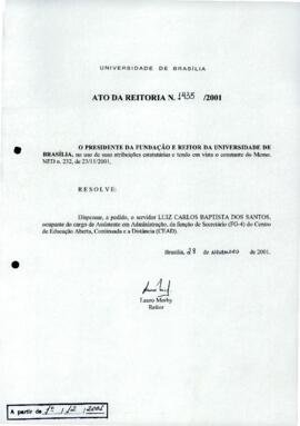 Ato da Reitoria nº 1435/2001