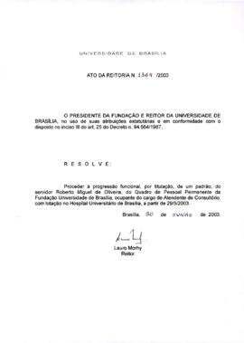 Ato da Reitoria nº 1369/2003