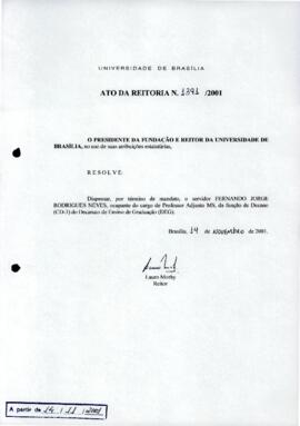 Ato da Reitoria nº 1391/2001