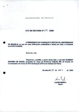 Ato da Reitoria nº 0194/2000