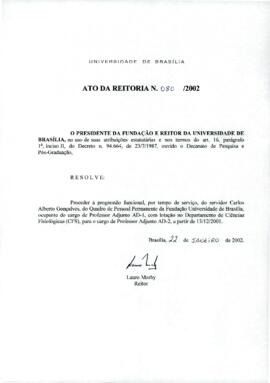 Ato da Reitoria nº 0080/2002