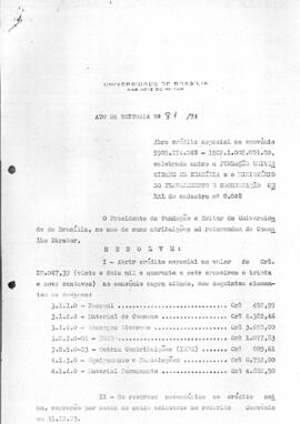 Ato da Reitoria nº 0081/1974