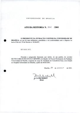 Ato da Reitoria nº 0366/2001