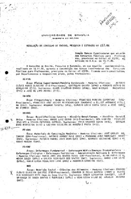 Resolução do Conselho de Ensino, Pesquisa e Extensão Nº 0013/1986