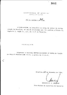 Ato da Reitoria nº 0967/1990