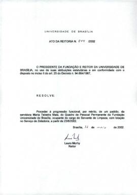 Ato da Reitoria nº 0844/2002